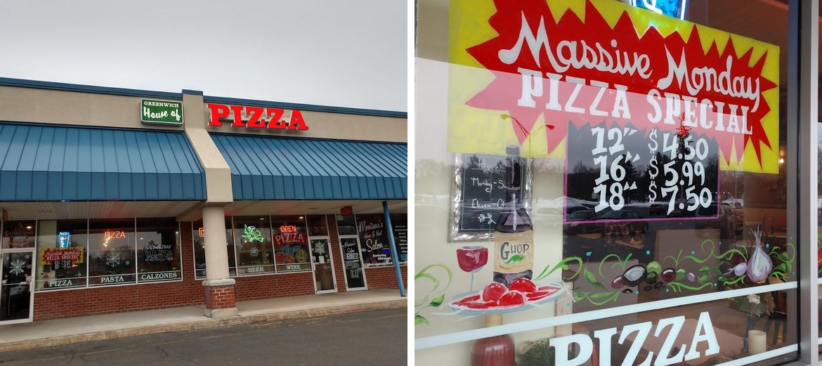 Greenwich House of Pizza Menu